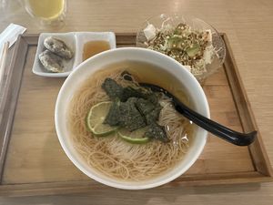 Lime somen  at Isoya Japanese Vegetarian in Hong Kong Island