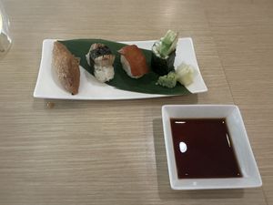Sushi appetizer   at Isoya Japanese Vegetarian in Hong Kong Island
