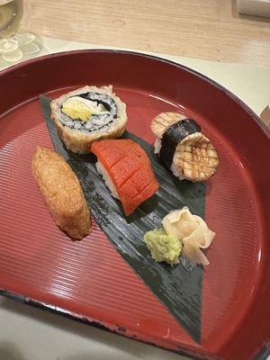 early autumn sushi course (September 2024)  at Isoya Japanese Vegetarian in Hong Kong Island