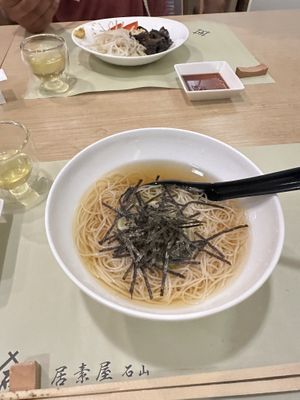 cold somen  at Isoya Japanese Vegetarian in Hong Kong Island