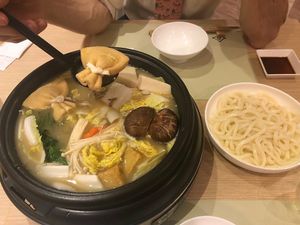 Vegan hot pot for two at Isoya Japanese Vegetarian in Hong Kong Island