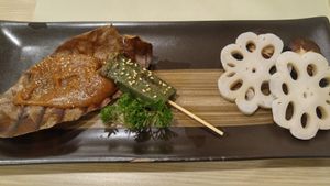 Isoya - Sakura special

grilled mochi-type thing at Isoya Japanese Vegetarian in Hong Kong Island