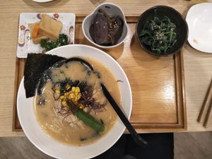 Ramen plus starters  at Isoya Japanese Vegetarian in Hong Kong Island