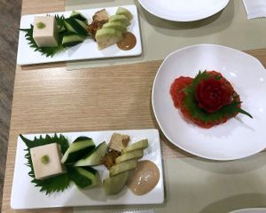 Good food
 at Isoya Japanese Vegetarian in Hong Kong Island