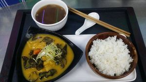 curry at Vegetarian Kitchen at Dickson Yoga in Kowloon