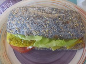 Vegan chop con medaglione di quinoa at Universo Vegano in Cagliari