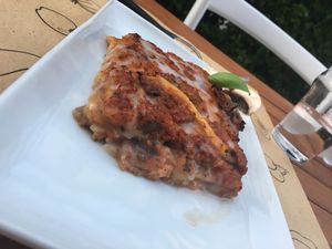 lasagna al ragù di funghi  at Universo Vegano in Cagliari