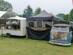 Lookout for the rusty VW! at Fresh Rootz in Derby