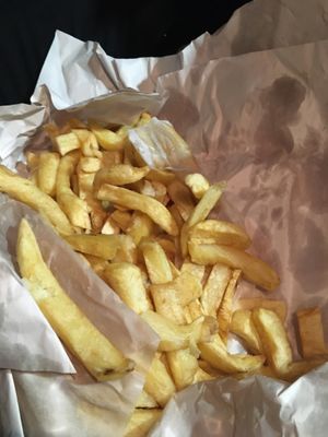 Chips at The Veggie Corner in Coventry