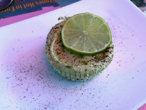 Mini raw key lime pie at My Kitch'n in Paris