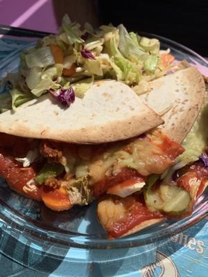 Pizzadilla at My Kitch'n in Paris