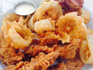 chicken fingers at Go Vegan Grill in Decatur