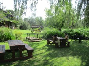You can sit outside on a nice and warm sunny day. at Govinda - Midrand in Johannesburg
