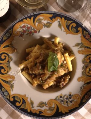  Ziti alla genovese   at Osteria Paladino in Naples