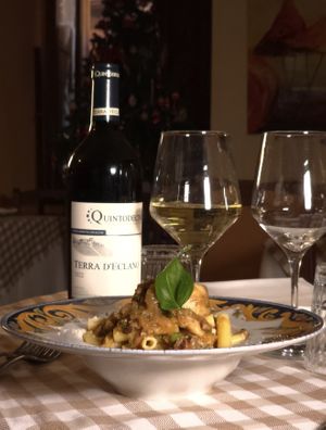 Ziti alla genovese  at Osteria Paladino in Naples