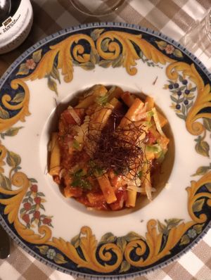 Ziti allo Scarpariello  at Osteria Paladino in Naples