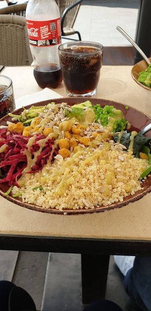 Vegan bowl at Shake Cafe - Santa Maria Novella in Florence