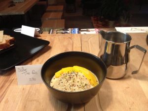 Sweet Thai Rice w/ mango  at Little Kind Cafe in Munich