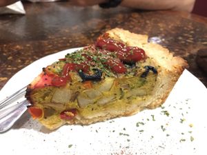 Quiche. at Veganday Cafe in Taichung
