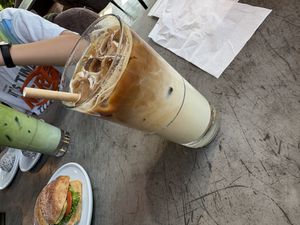 Iced Latte Macchiato   at Espresso House Nedre Avenyn  in Gothenburg
