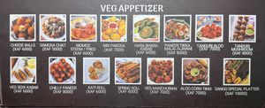 Menu  at SANGO in Bangui