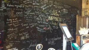 inside wall at Lost Boys in Brisbane