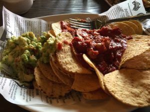 ";Vegan"; nachos at Lost Boys in Brisbane