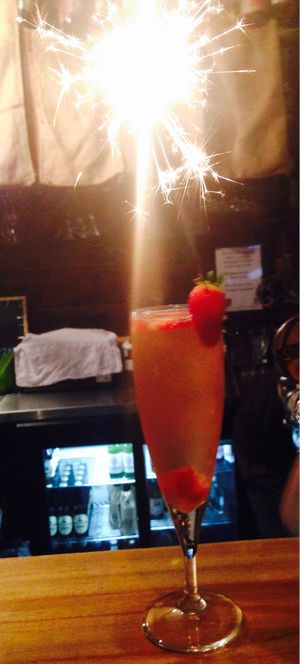 Tinkerbelle cocktail  at Lost Boys in Brisbane