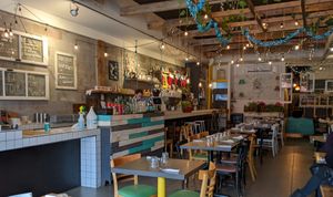 Interior at Antidote Bouffe Vegane in Montreal