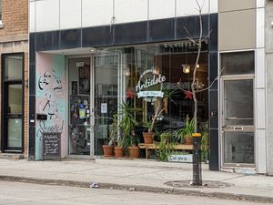Exterior at Antidote Bouffe Vegane in Montreal