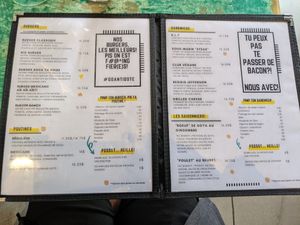 Menu 3 of 3 pages at Antidote Bouffe Vegane in Montreal