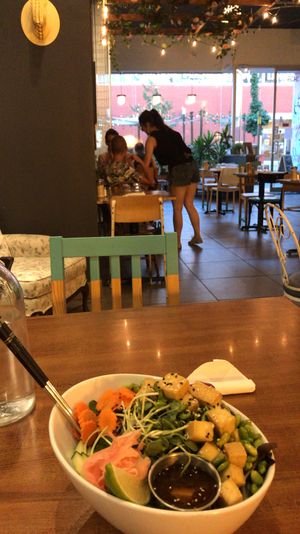 Salade asiatique very delicious  at Antidote Bouffe Vegane in Montreal