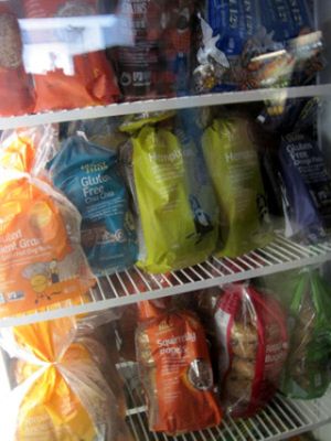 Vegan bread at Antidote Bouffe Vegane in Montreal