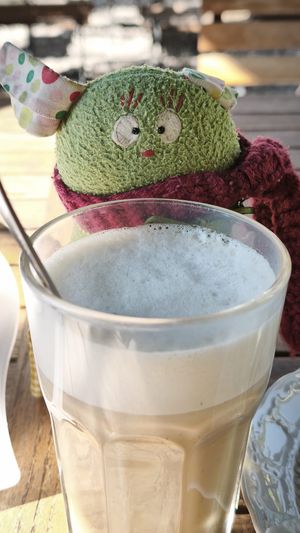 Veganer Chai Latte at Hofcafe Albertsdorf  in Fehmarn