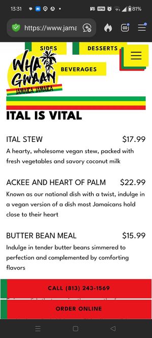  at Wha Gwaan Jamaica Jamaica in Tampa