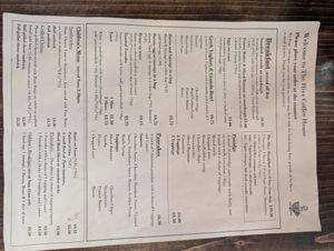 Menu at The Hive in Ripon