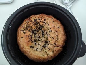 Pie at Portobello Juice Cafe in West London