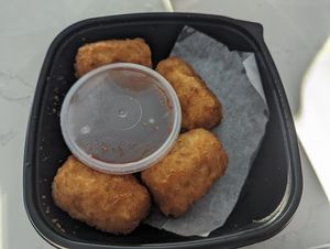 Crockets were ok at Portobello Juice Cafe in West London