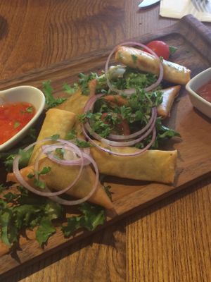 One of our favourite starters on the menu at Karmana at Karmana 100% Plant Based in Northampton