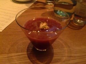 black forest cocktail at The Springs in Los Angeles