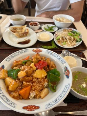 酢豚丼
Sweet and vinegary ‘pork’ on rice at Chien-Fu - Kunitachi in Tokyo