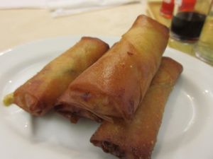 Spring rolls at Chien-Fu - Kunitachi in Tokyo