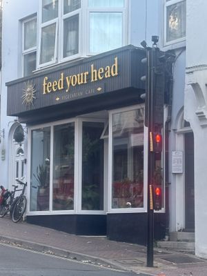 The front window  at Feed Your Head  in Ventnor