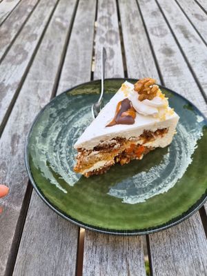 Karotten Karamell Kuchen at Fit Cake Concept in Berlin