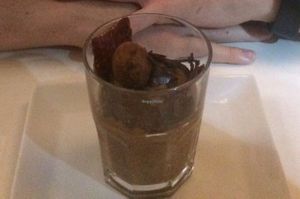 Vegan chocolate mousse. at Fargo in Sevilla