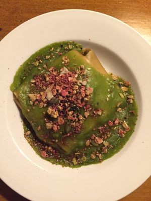 Vegan ravioli  at Fargo in Sevilla