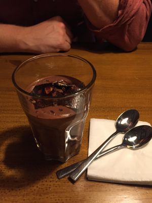 Chocolate mousse  at Fargo in Sevilla