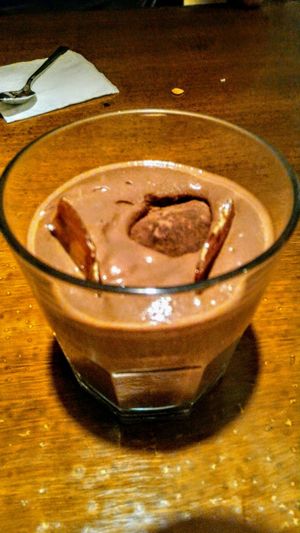 vegan chocolate mousse at Fargo in Sevilla