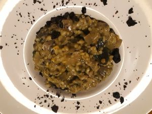 Lentil risotto. at Fargo in Sevilla