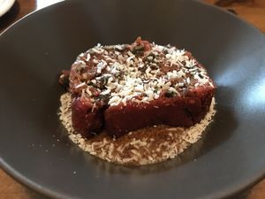 Vegan cake of the day.  at Fargo in Sevilla